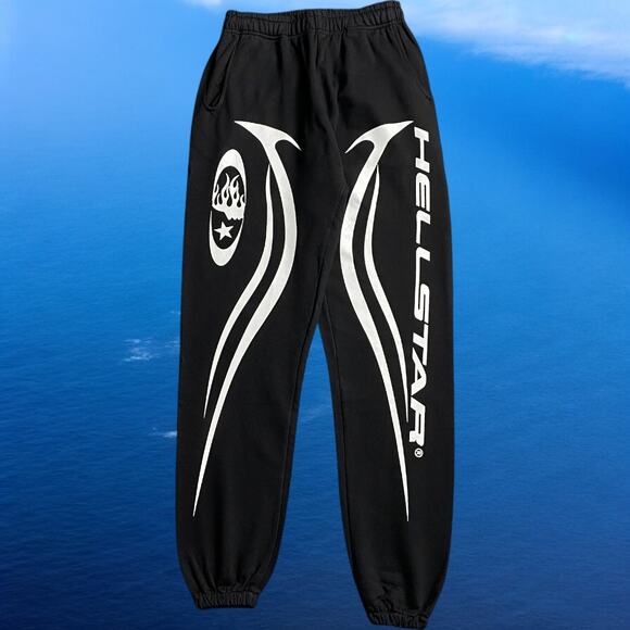 Men's Black Hellstar Sweatpants